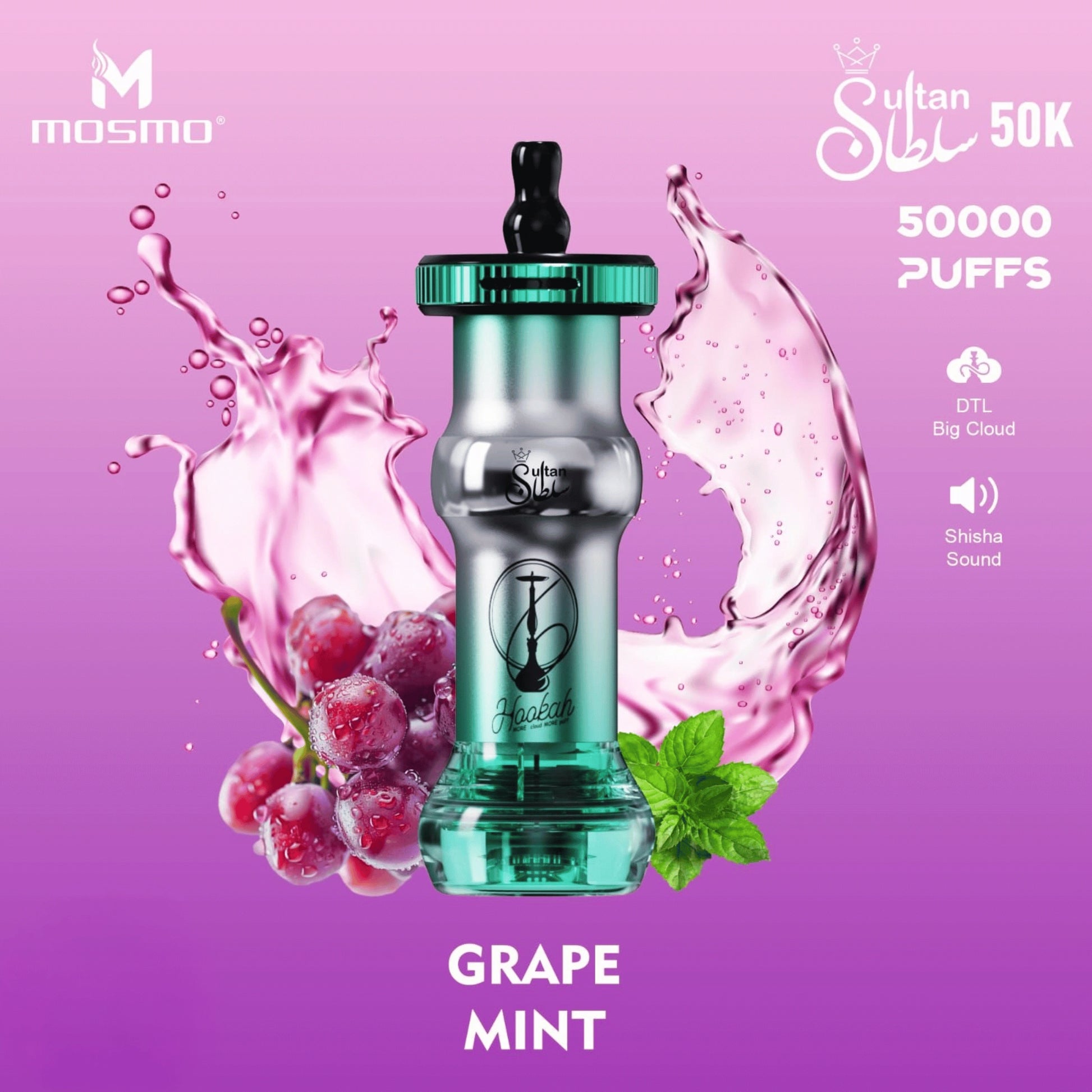 Mosmo-Sultan-50k-Puffs-DTL-Grape-Mint