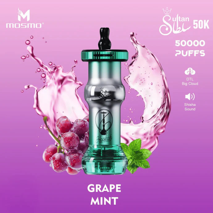 Mosmo Sultan 50k Puffs DTL E-hookah Disposable Vape Kit