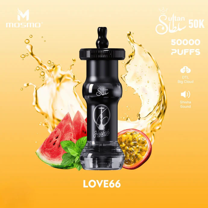 Mosmo Sultan 50k Puffs DTL E-hookah Disposable Vape Kit