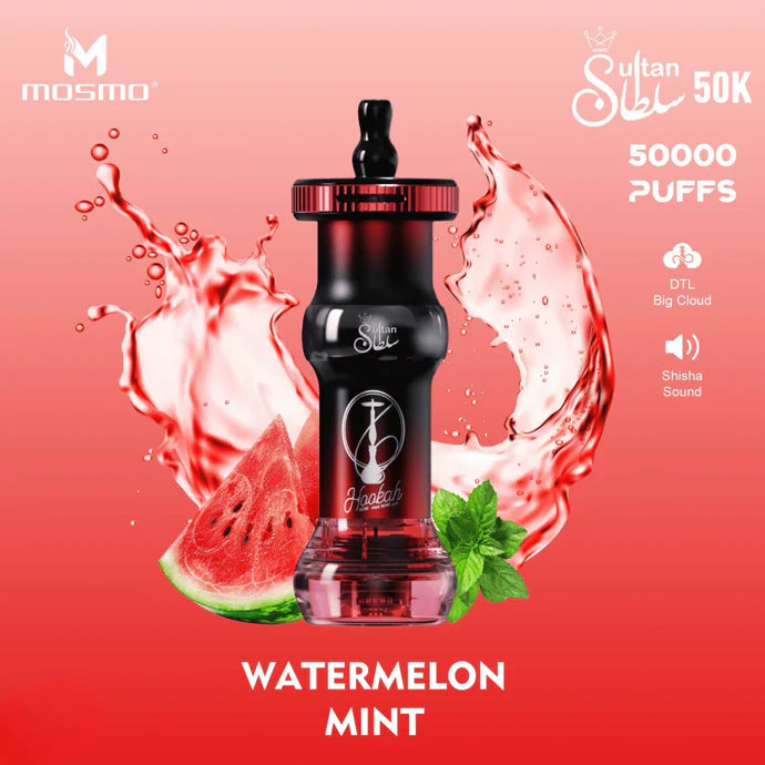 Mosmo Sultan 50k Puffs DTL E-hookah Disposable Vape Kit