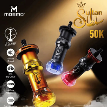 Mosmo Sultan 50k Puffs DTL E-hookah Disposable Vape Kit