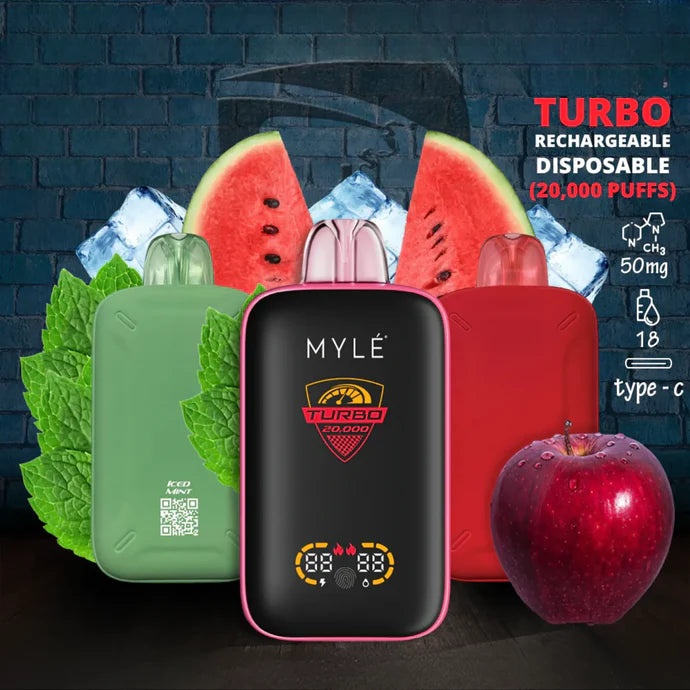Myle Turbo Rechargeable Disposable Vape