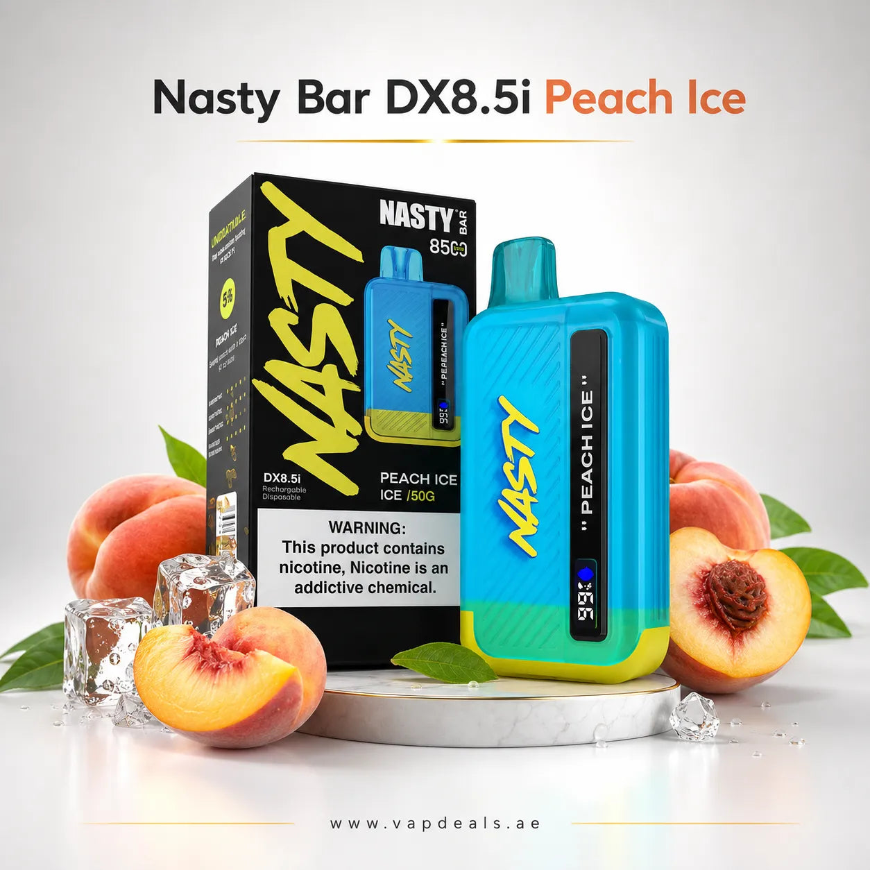 Nasty Bar peach ice 