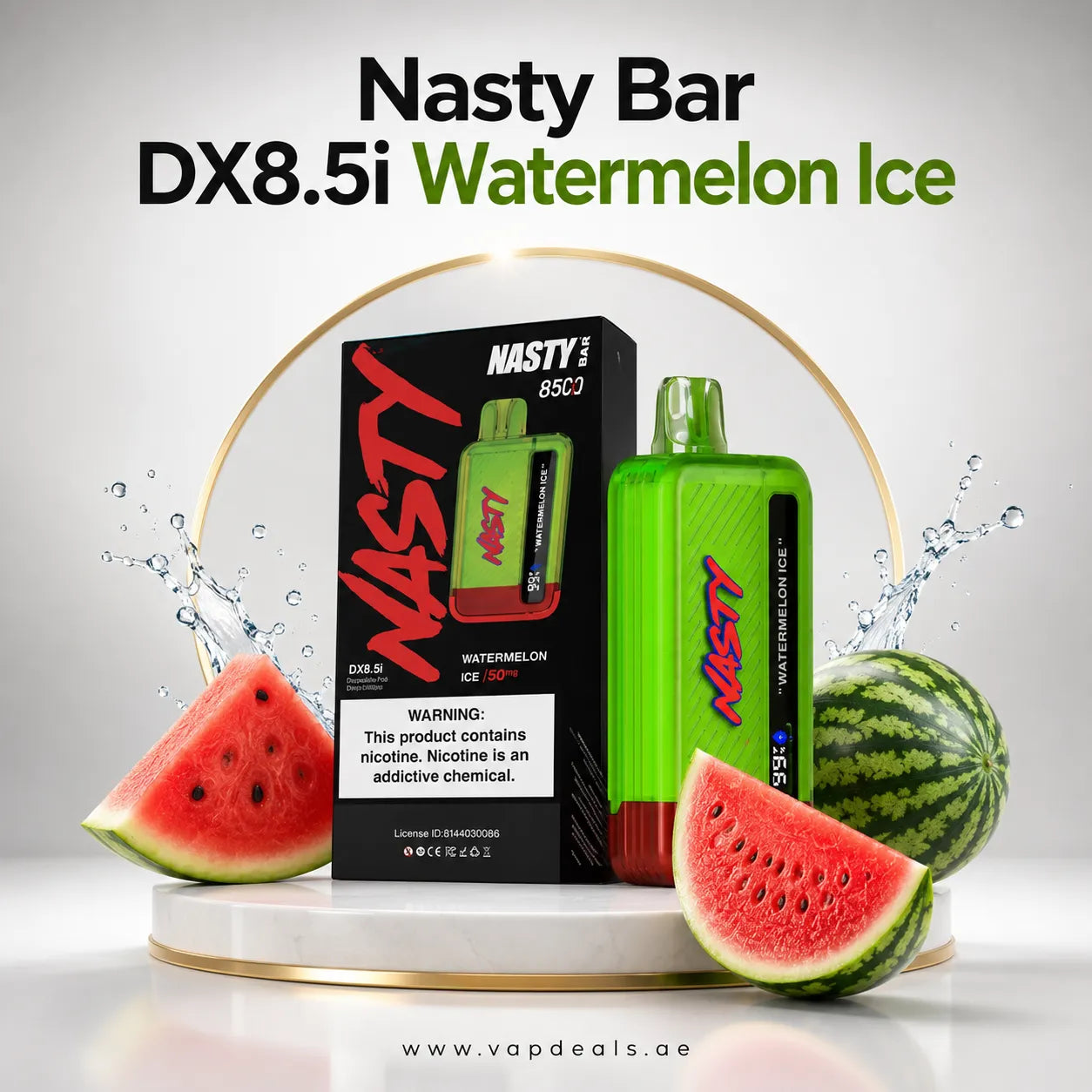 Nasty Bar watermelon ice