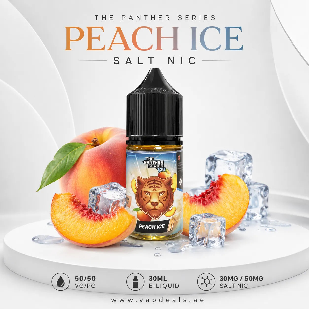 Peach Ice 30ml Saltnic by Dr Vapes UAE
