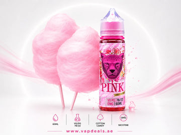 Pink Candy by Dr Vapes blackcurrant cotton candy e-liquid UAE