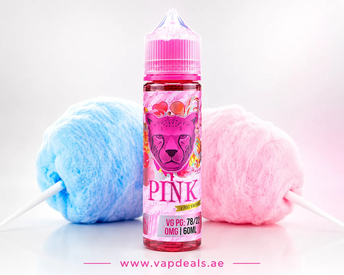 Pink Candy by Dr Vapes blackcurrant cotton candy e-liquid UAE
