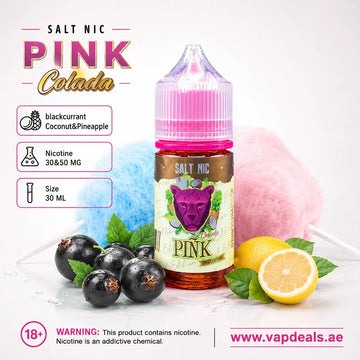 Pink Colada by Dr Vapes blackcurrant pineapple coconut e-liquid UAE