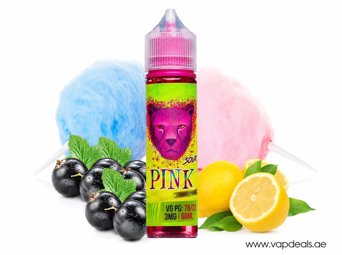 Pink Sour by Dr Vapes blackcurrant cotton candy sour 