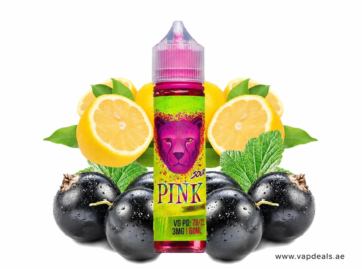 Pink Sour by Dr Vapes blackcurrant cotton candy sour 