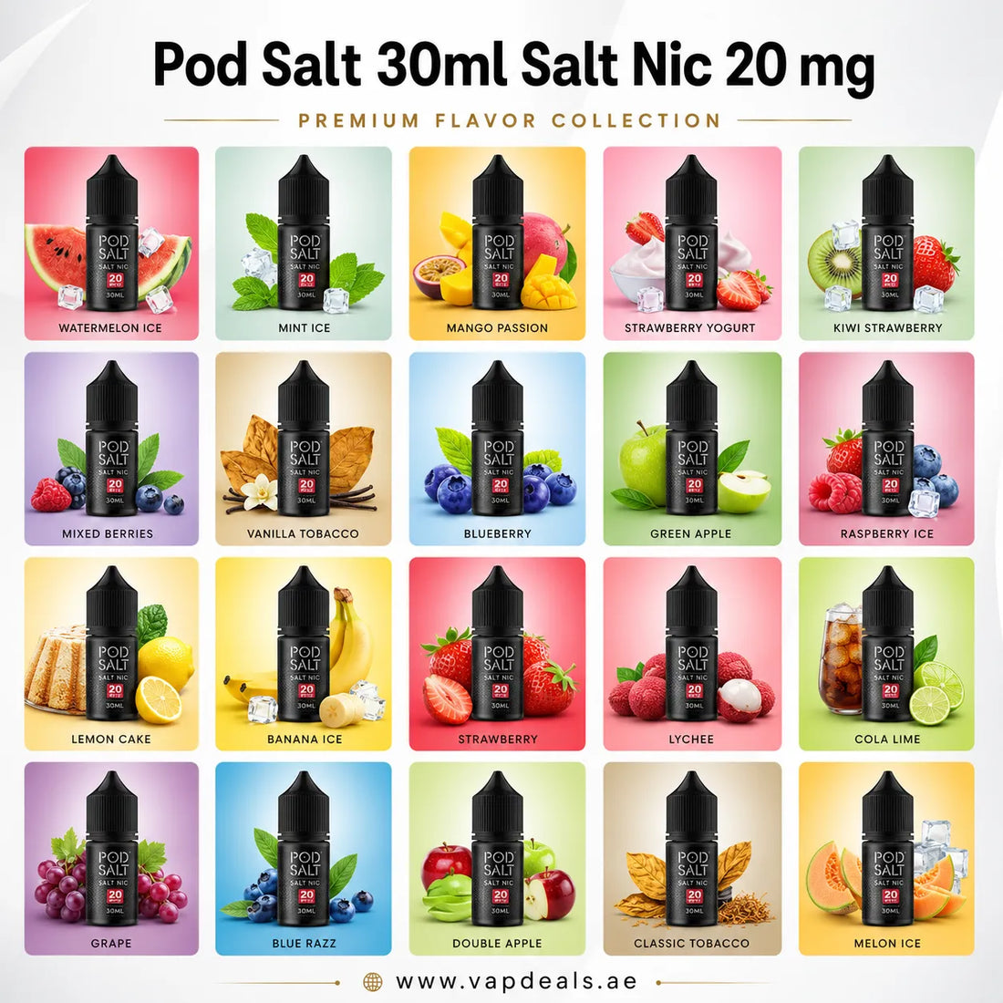 Pod Salt 30ML Salt Nic in uae