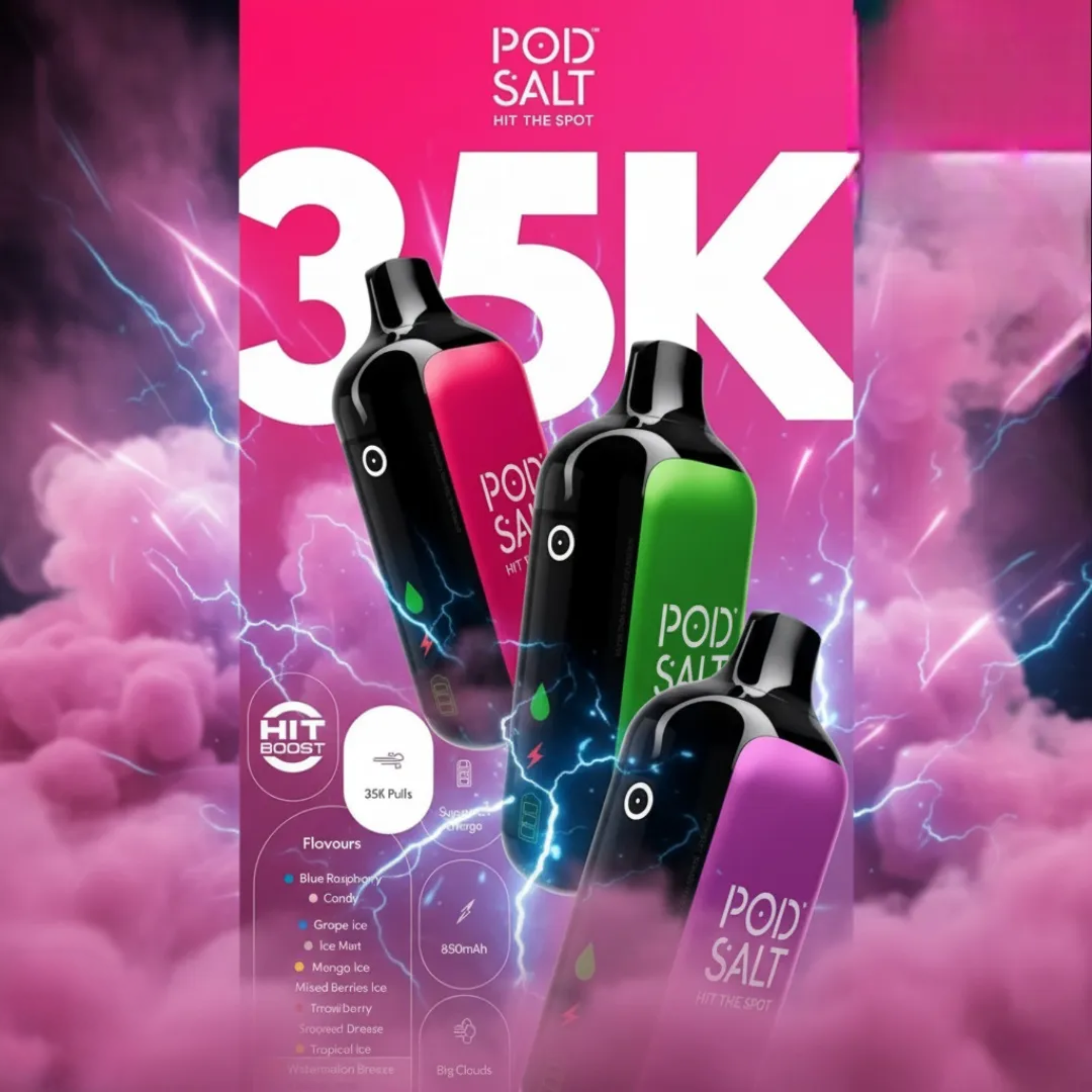 Pod Salt 35000 Puffs Disposable Vape