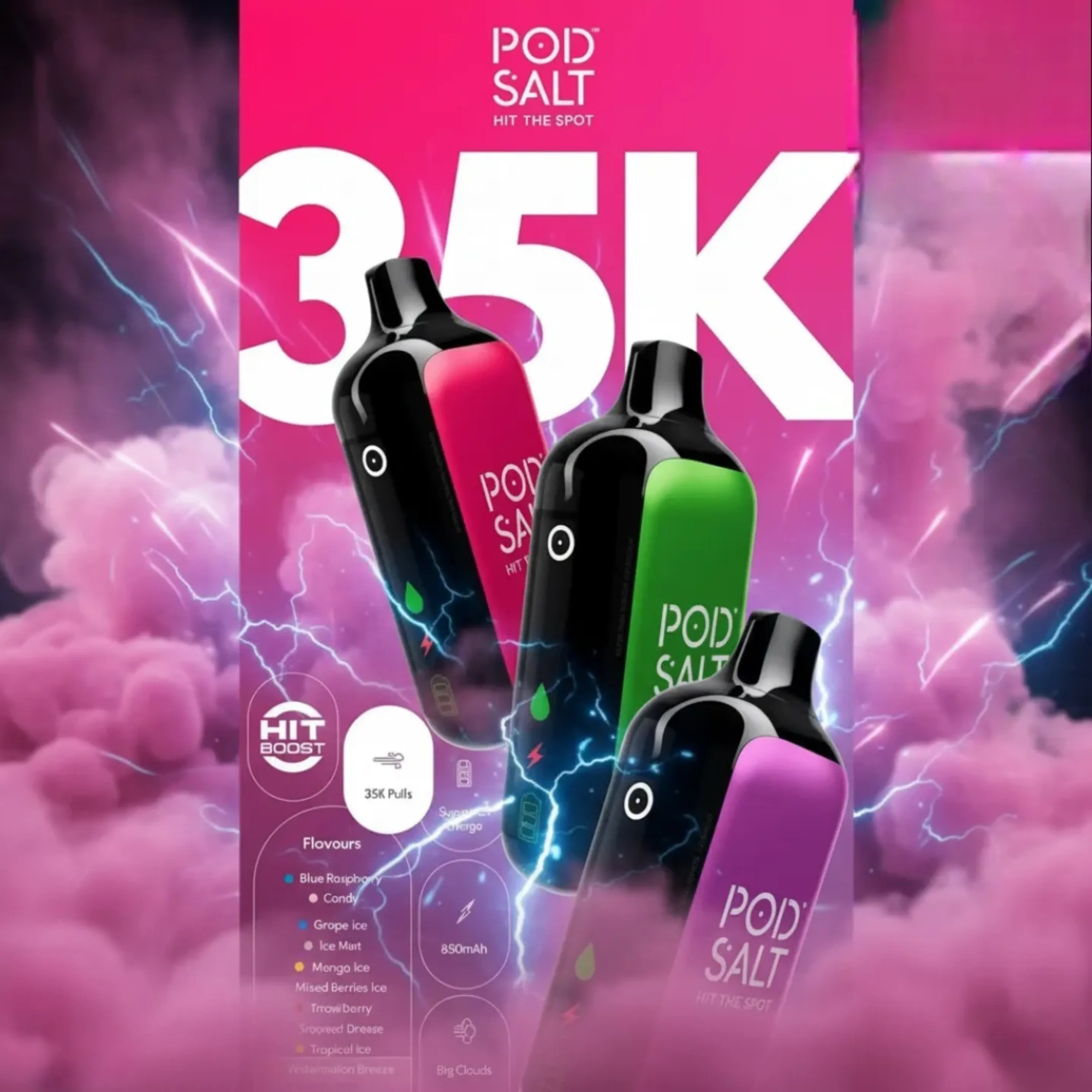 Pod Salt 35000 Puffs Disposable Vape