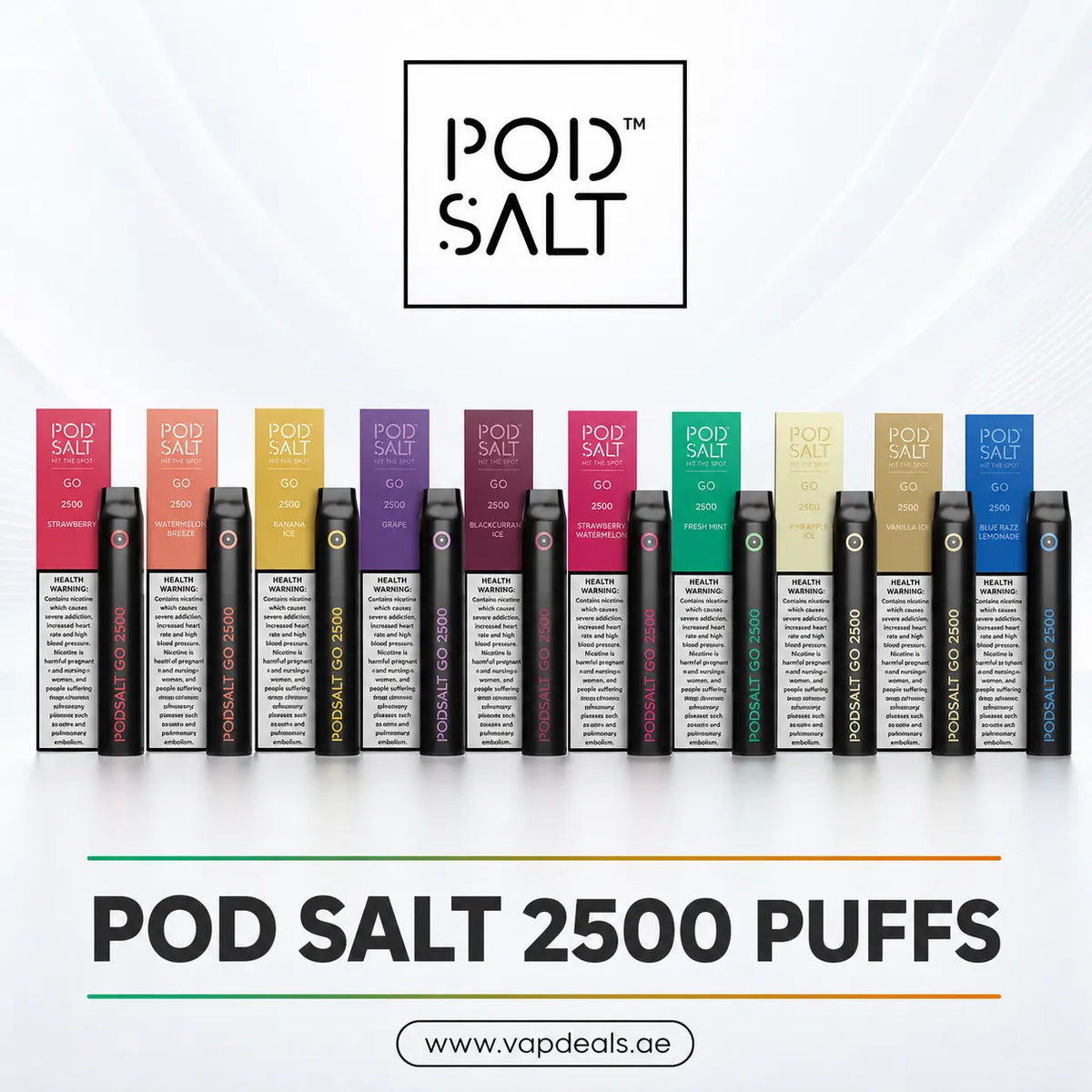 Pod Salt Go 2500 Puffs 20mg uae