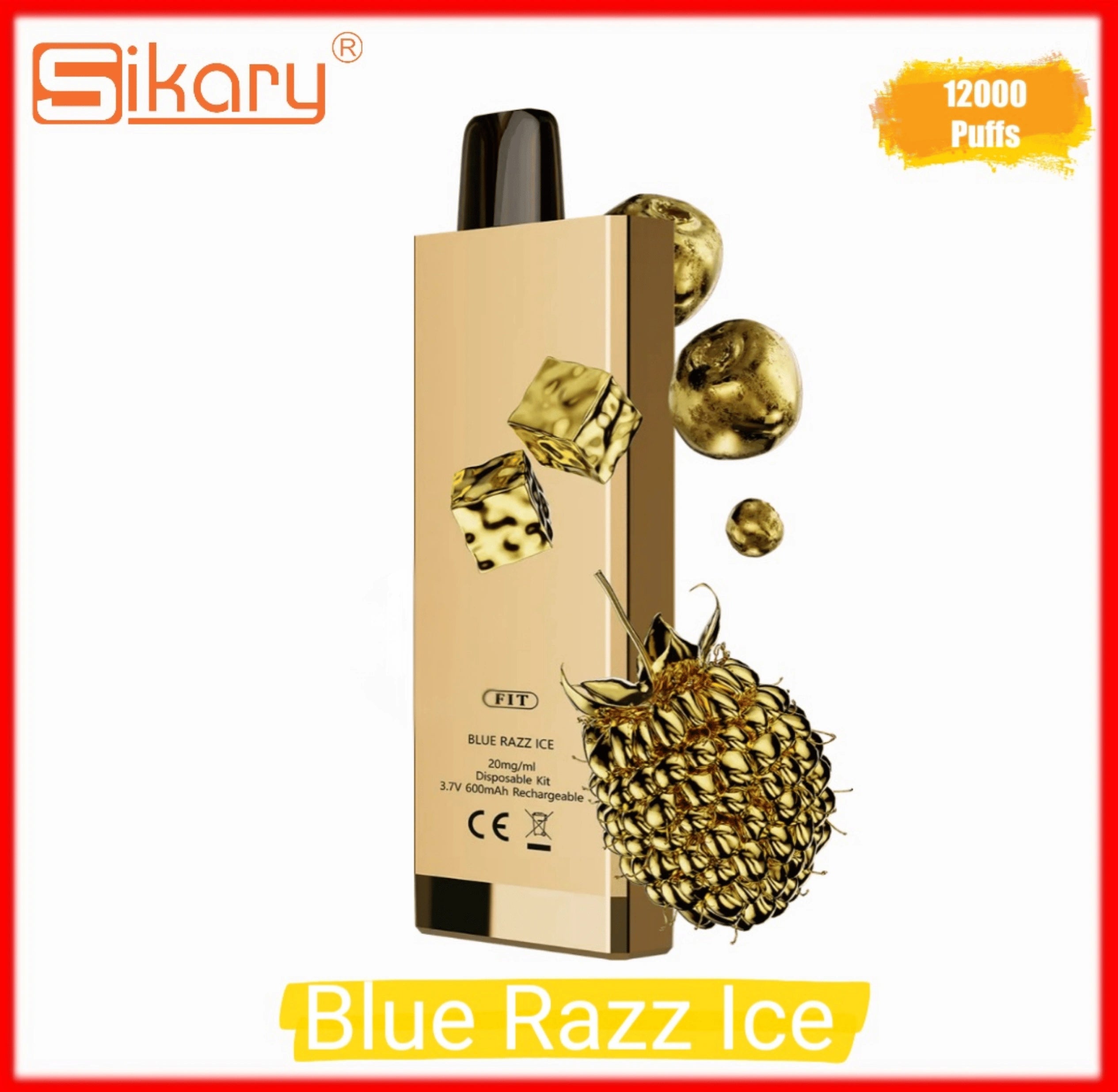 SIKARY-FIT-12000-Puffs-Blue-Razz-Ice
