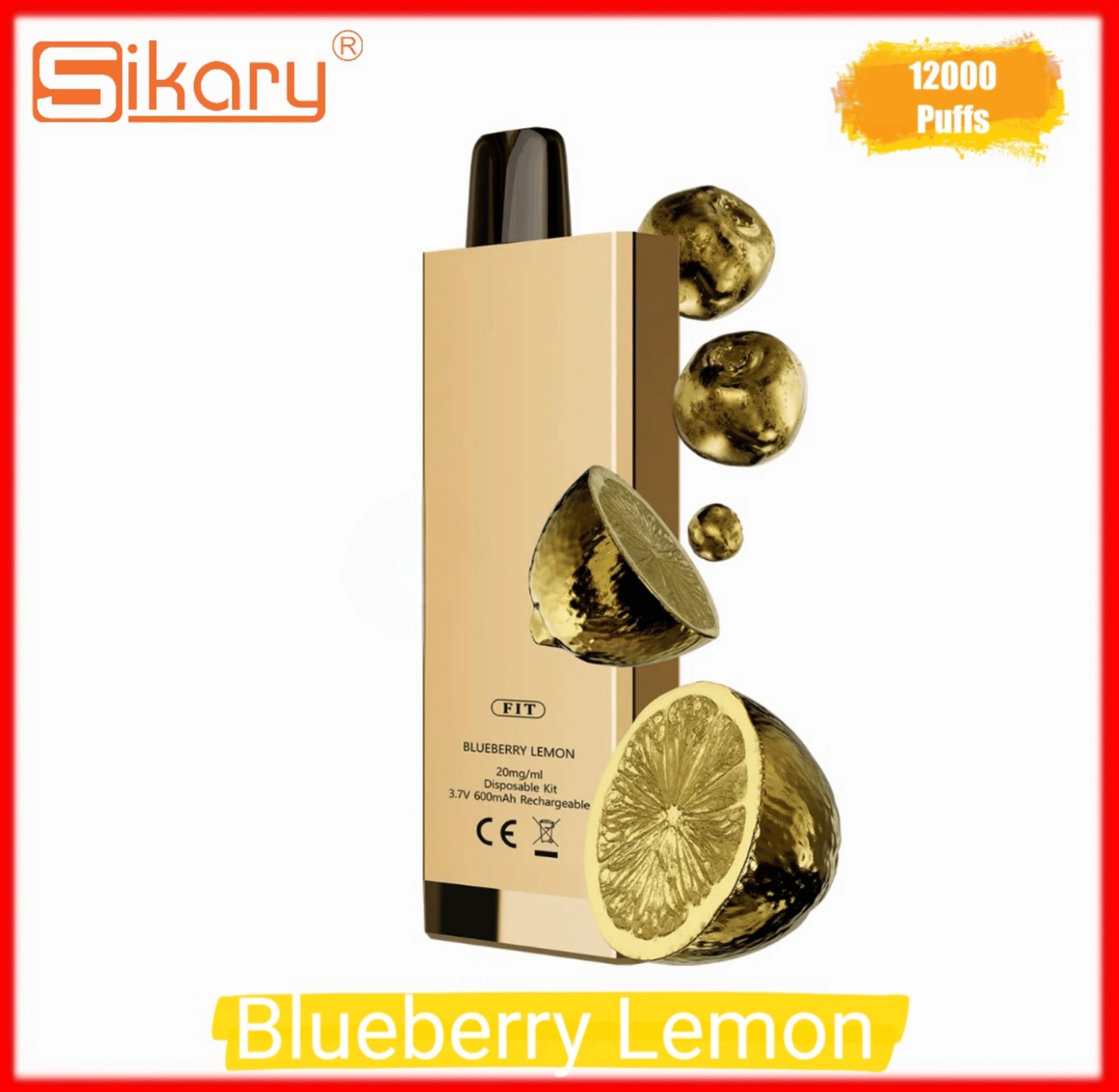 SIKARY-FIT-12000-Puffs-Blueberry-Lemon