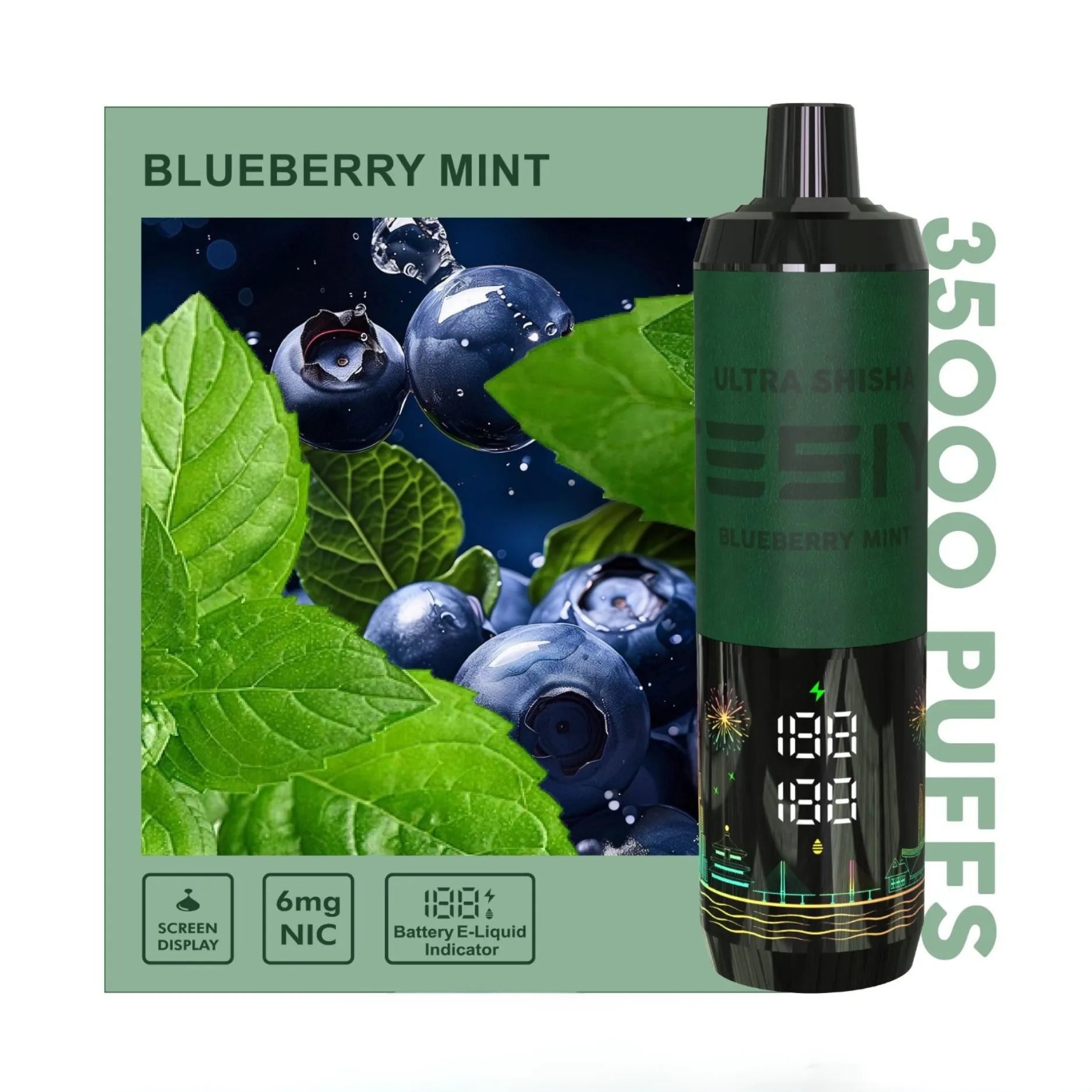 TESIYI-Ultra-Shisha-Blueberry-Mint