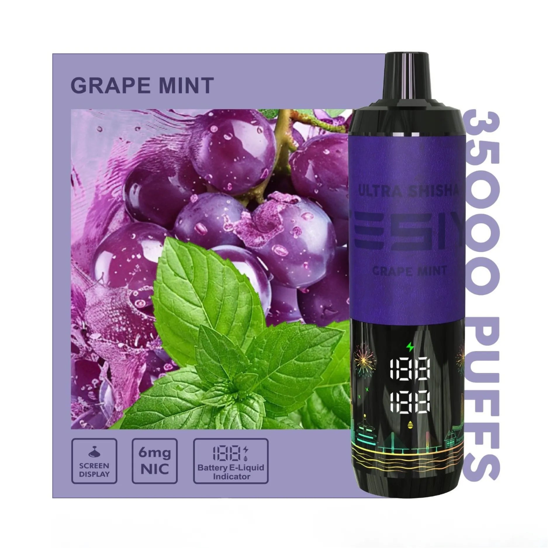 TESIYI-Ultra-Shisha-Grape-Mint