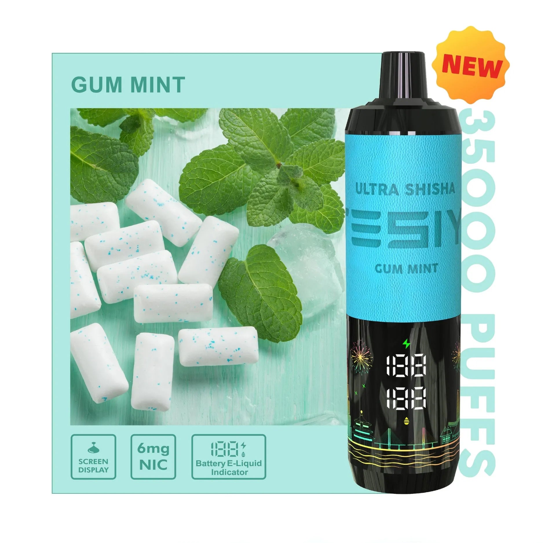 TESIYI-Ultra-Shisha-Gum-Mint