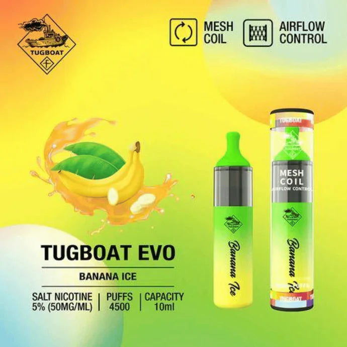 Tugboat EVO Disposable Vape Device 