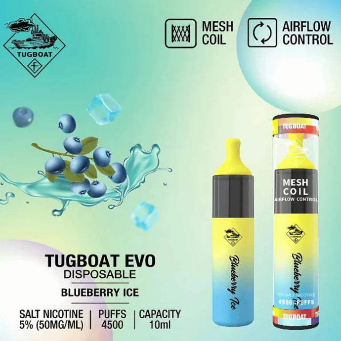 Tugboat EVO Disposable Vape Device 