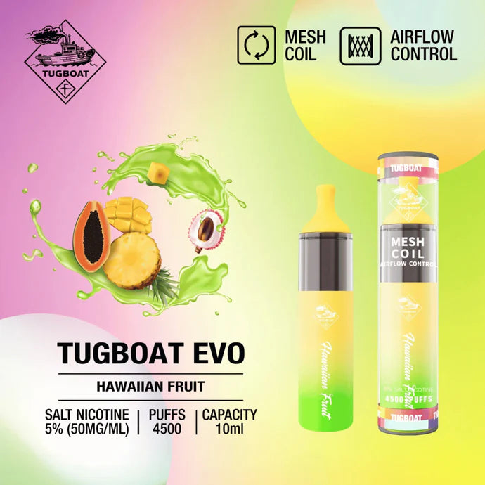 Tugboat EVO Disposable Vape Device 