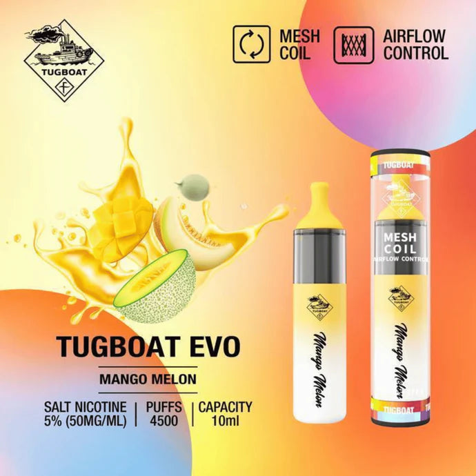 Tugboat EVO Disposable Vape Device 