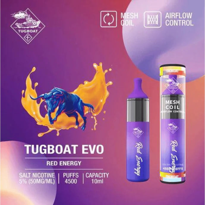 Tugboat EVO Disposable Vape Device 