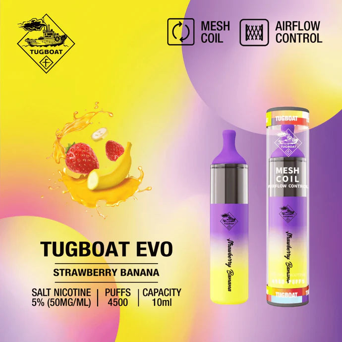 Tugboat EVO Disposable Vape Device 