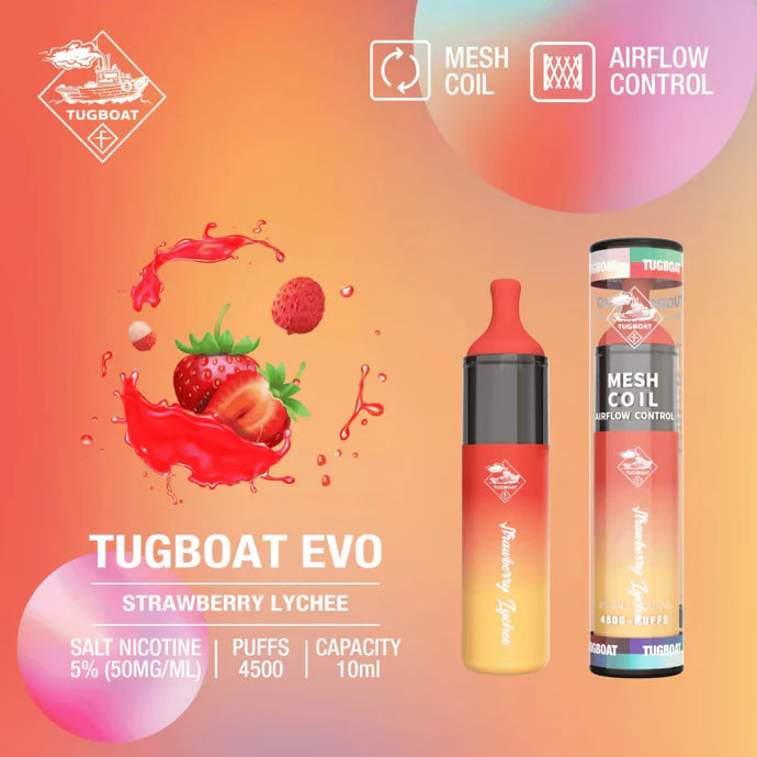 Tugboat EVO Disposable Vape Device 
