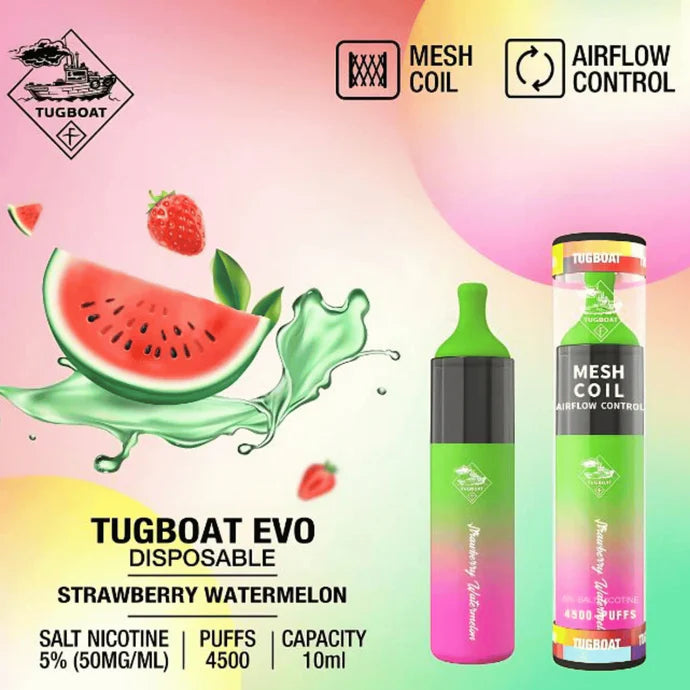 Tugboat EVO Disposable Vape Device 
