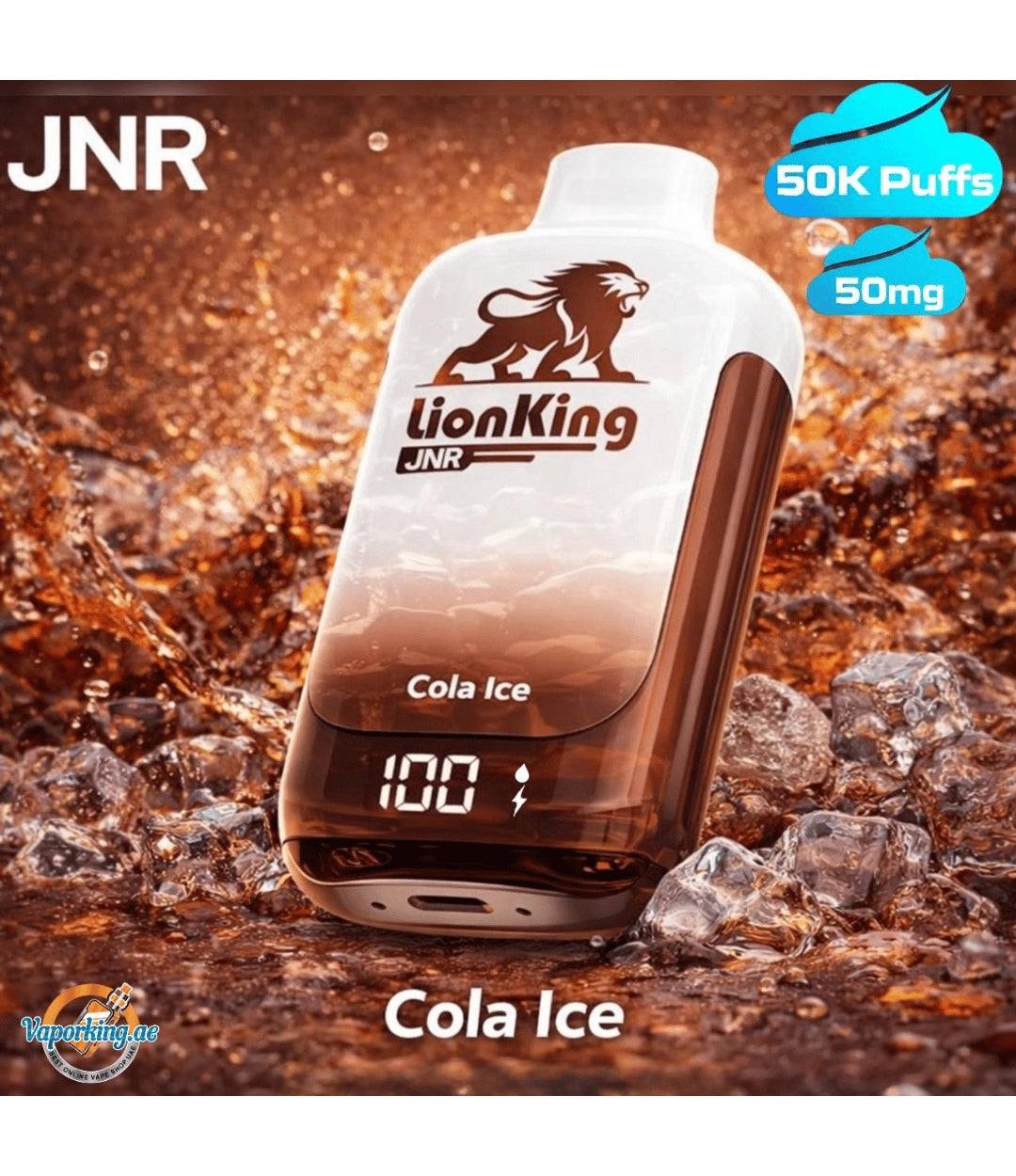 JNR Lionking 50000 Puffs Disposable Vape 50mg