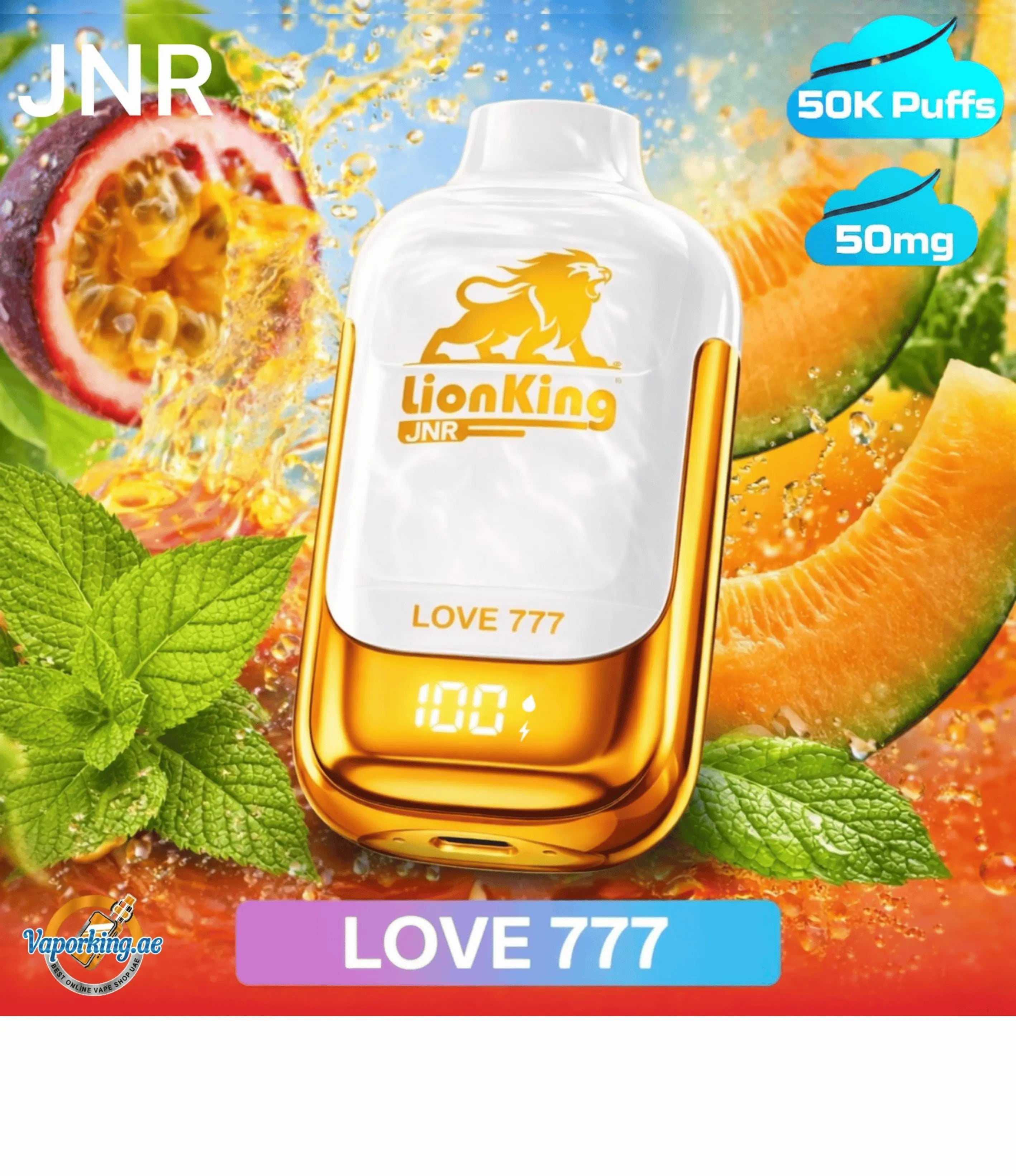 JNR Lionking 50000 Puffs Disposable Vape 50mg