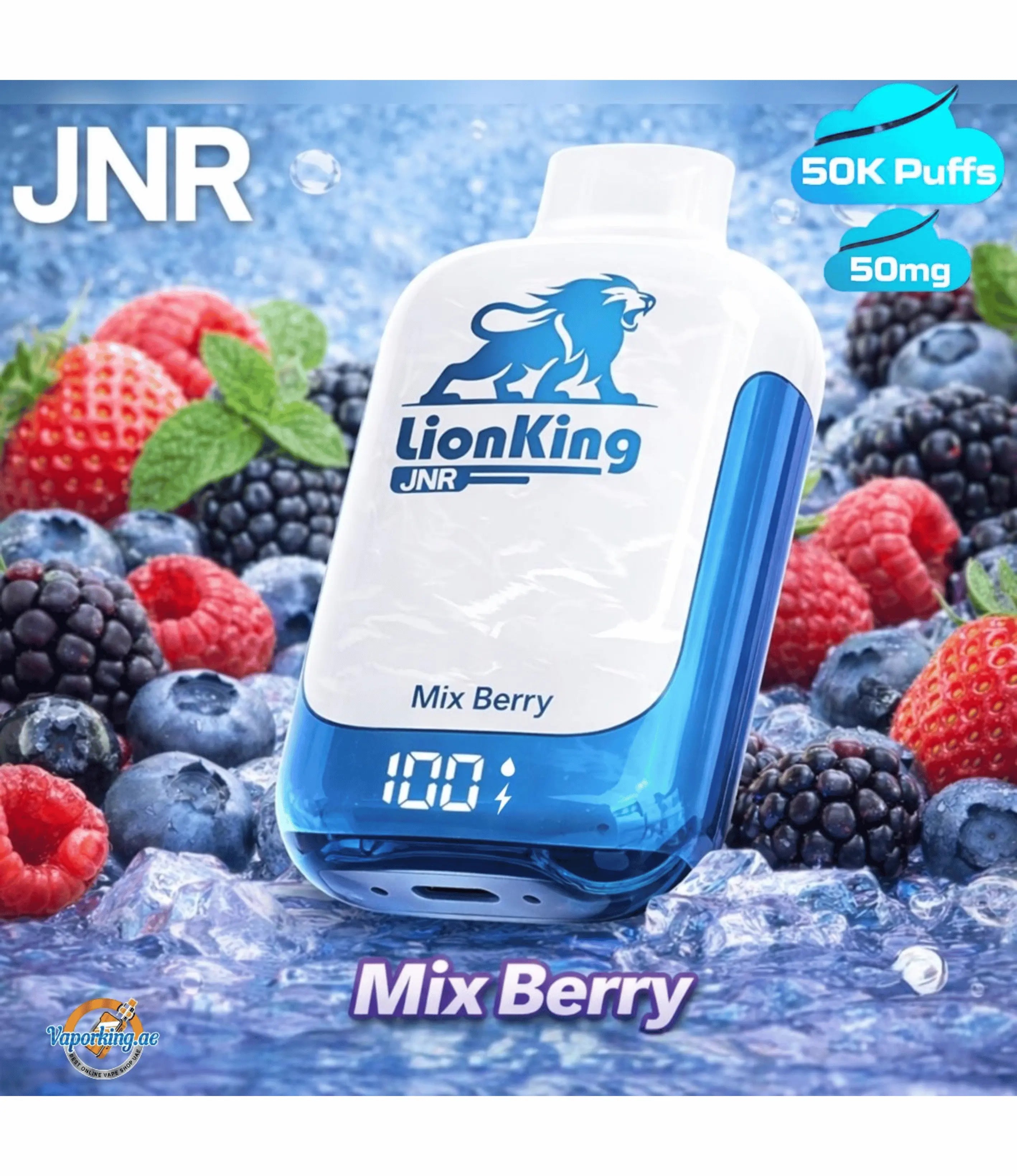JNR Lionking 50000 Puffs Disposable Vape 50mg