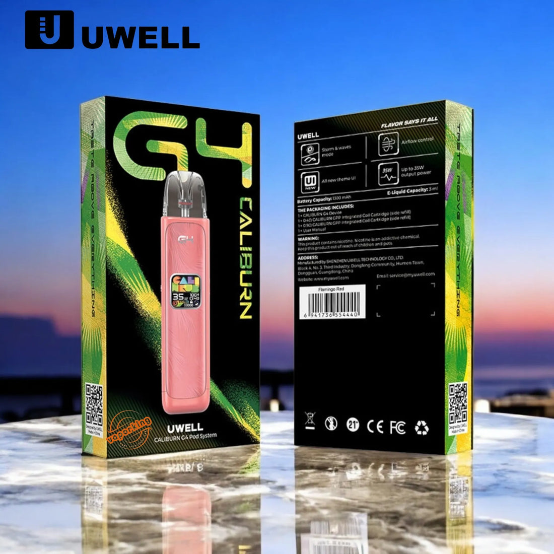 Uwell Caliburn G4 Pod Kit 1300mAh In UAE