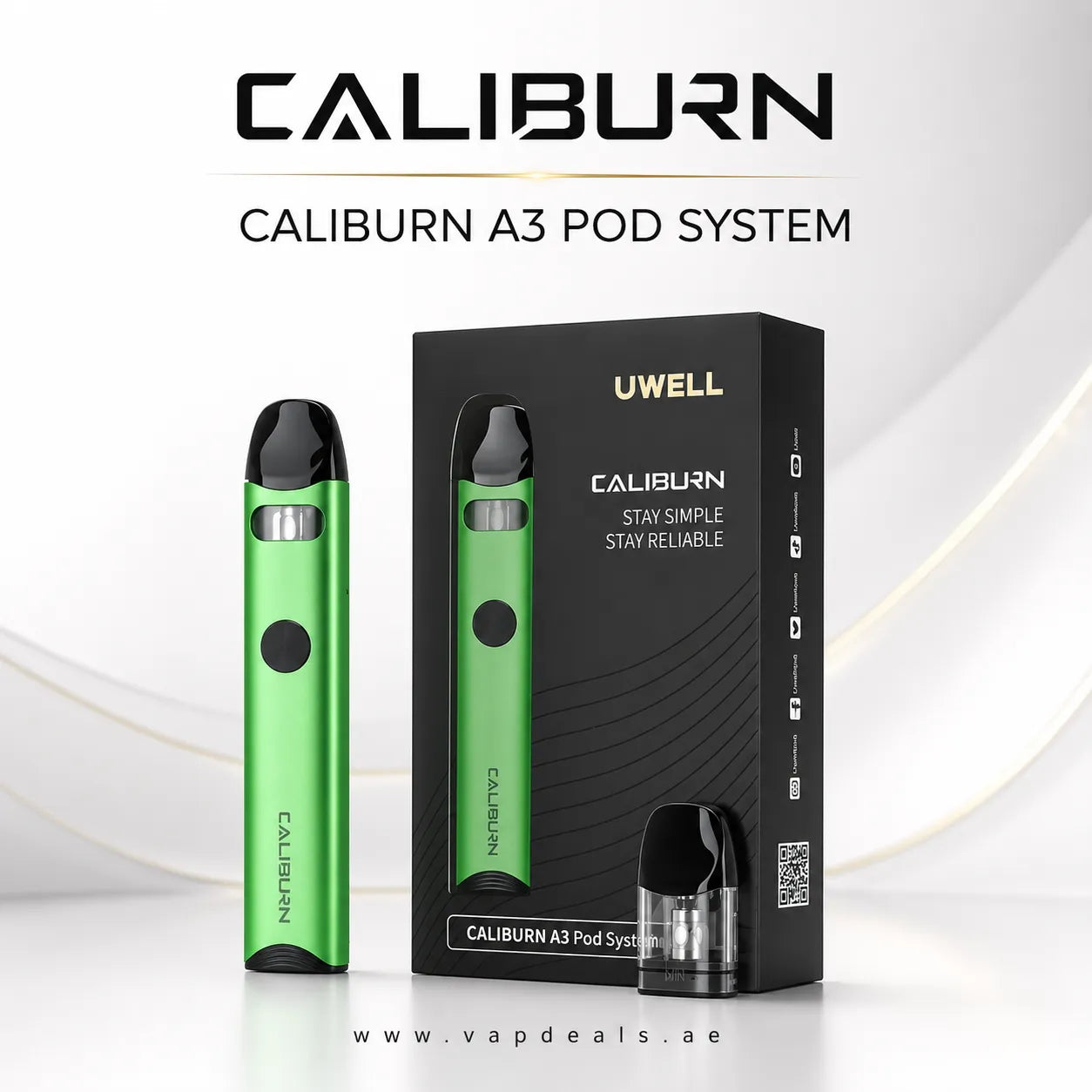 Uwell Caliburn A3 Pod System Green 