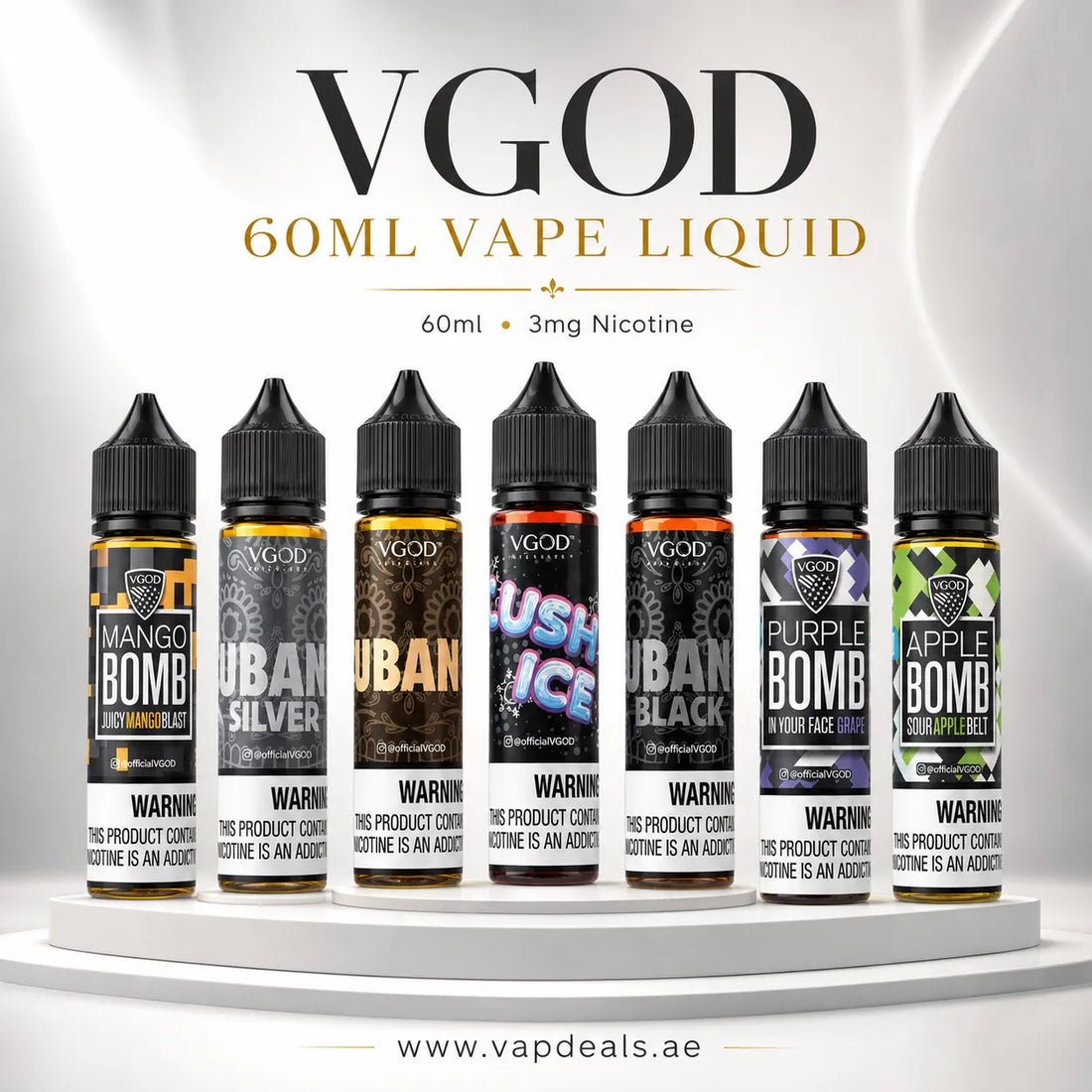 VGOD 60ML Vape Liquid Freebase