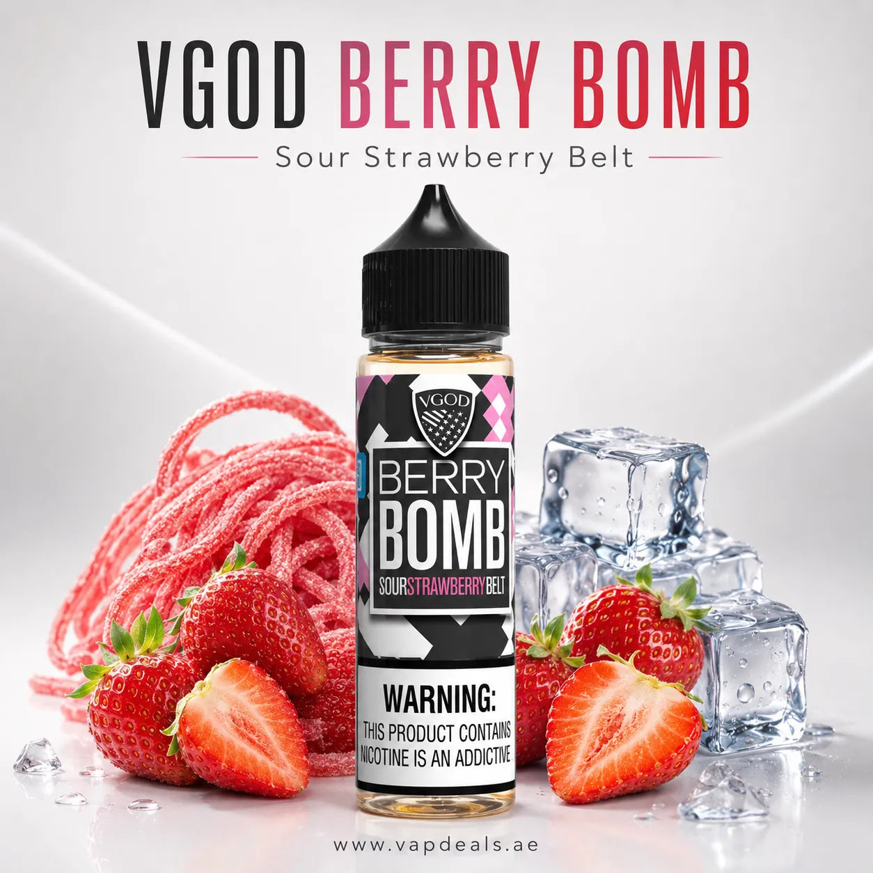 VGOD 60ML ice strawberry belt 