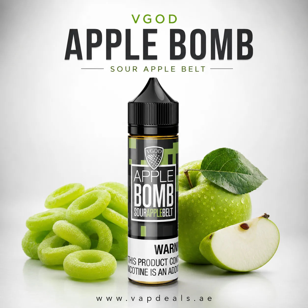 VGOD 60ML sour apple belt