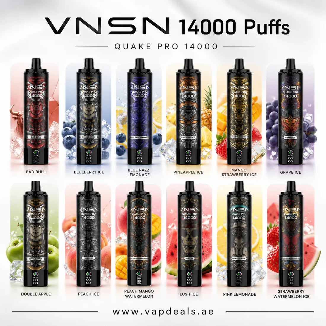 VNSN Quake Pro 14000 Puffs
