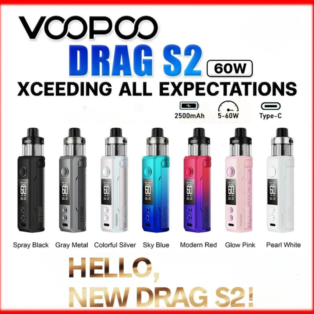 VOOPOO Drag S2 Pod Kit 60W In UAE