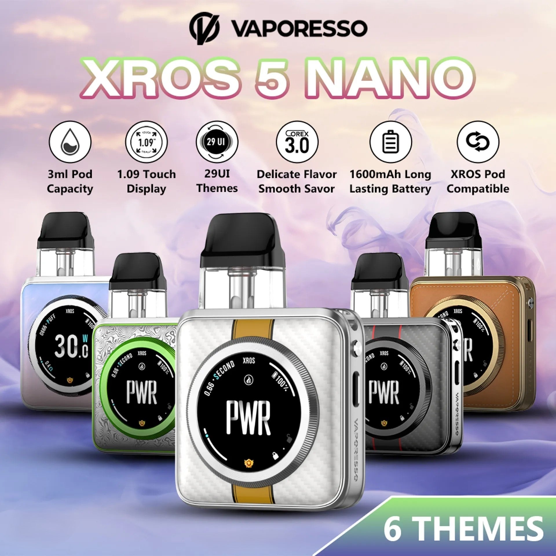Vaporesso XROS 5 Nano Vape Kit 30W In DUBAI, UAE