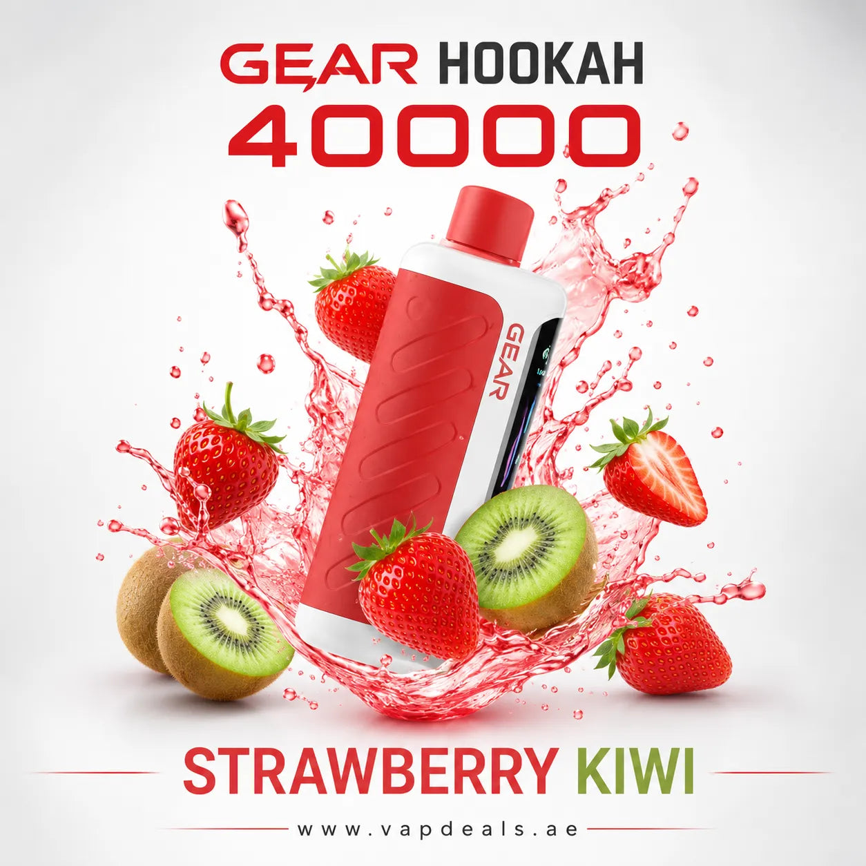 Vozol Gear Hookah strawberry kiwi