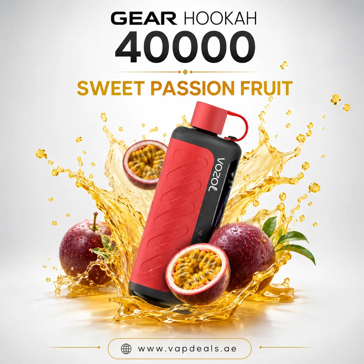 Vozol Gear Hookah sweet passion fruit 