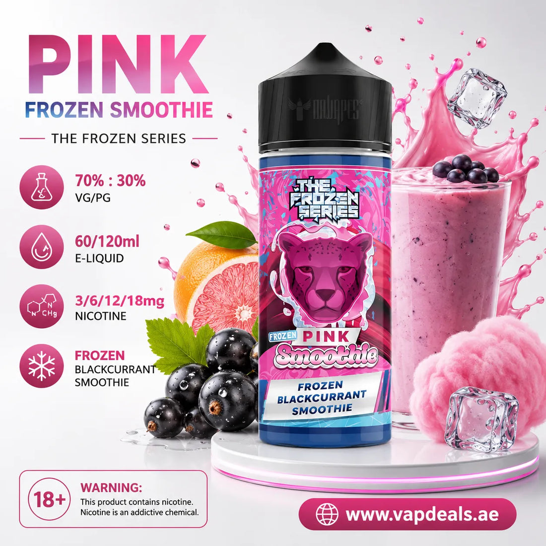 Pink Panther Smoothie Frozen - Dr Vapes