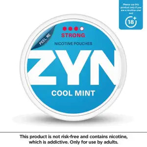 Zyn Cool Mint Strong, Medium, Blueberry Strong